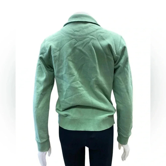 FCUK French Connection Vintage Green Zip Up Sweater Size XS - Picture 3 of 10